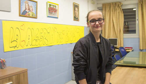 Marta Povea, voluntaria de la Fundación Don Bosco